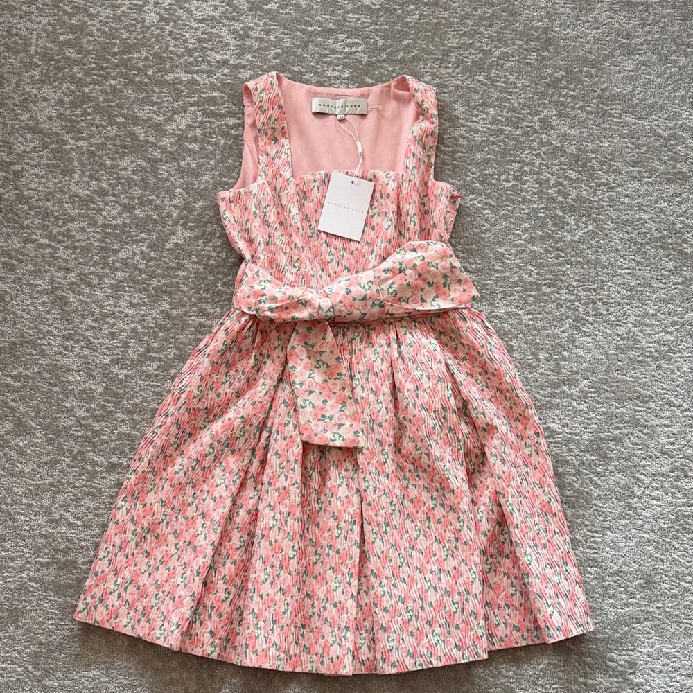 Charming Pink Floral Dress